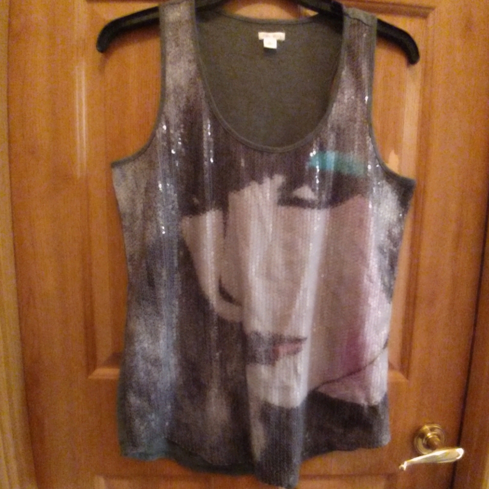 Sequin Tank Top